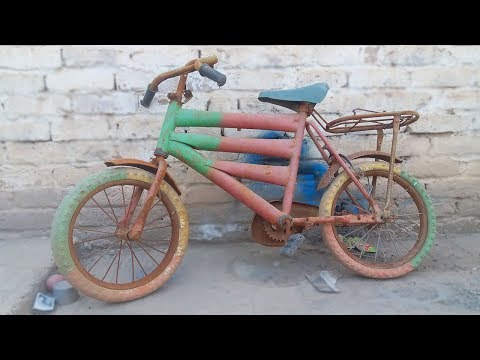 Old and Rusted Bicycle Restoration | Restore Rusted Bike