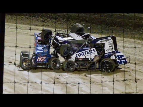 Meeanee Speedway - Midas Midget Series Rd 3 - 10/3/22 - dirt track racing video image