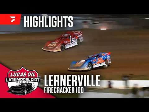 Lucas Oil Firecracker 100 at Lernerville Speedway 6/22/24 | Highlights - dirt track racing video image