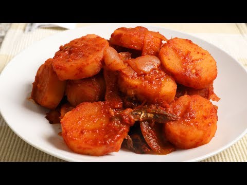 My spicy, frugal potato side dish (Maeun-gamjajorim: 매운감자조림) - UC8gFadPgK2r1ndqLI04Xvvw