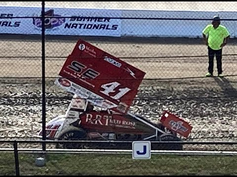 7/28/23 Skagit Speedway 360 Sprints Summer Nationals Night #1 (Heats, C, B, &amp; A-Mains, &amp; Qualifying) - dirt track racing video image