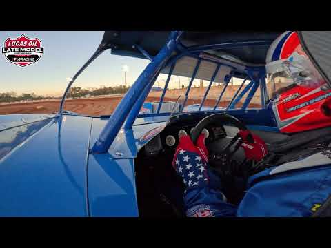 Lucas Oil Late Model Dirt Series | #1 - Brandon Sheppard - Practice | Golden Isles Speedway - dirt track racing video image