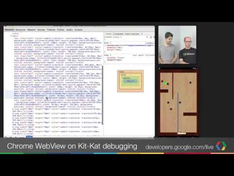 Chrome Developers Live: Chrome WebView on Kit-Kat debugging - UC_x5XG1OV2P6uZZ5FSM9Ttw