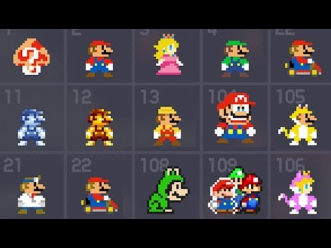 Super Mario Maker - All 153 Costume Mario / Mystery Mushroom Suits - UCg_j7kndWLFZEg4yCqUWPCA