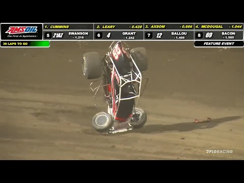 HIGHLIGHTS: USAC AMSOIL National Sprint Cars | Kokomo Speedway | Smackdown XI Finale | Aug. 27, 2022 - dirt track racing video image