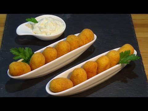 Receta Croquetas de bacalao caseras - Recetas de cocina, paso a paso, tutorial - UC5ONfXPjWgqElh0NZaRJ1tg