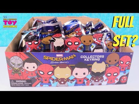 Marvel Spider-Man Homecoming Collectors Keyrings Blind Bag Toy Review | PSToyReviews - UCZdJCx_zEqvOI7RFG-mWmuw