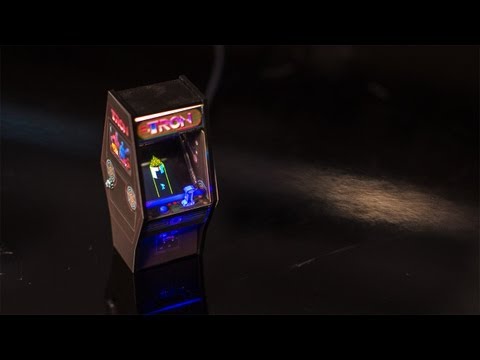 Show and Tell: Tron Arcade Cabinet Miniature Model - UCiDJtJKMICpb9B1qf7qjEOA