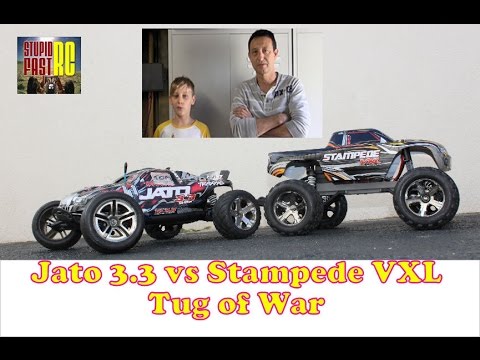 Stampede VXL vs Jato 3.3 Tug of war. - UCFORGItDtqazH7OcBhZdhyg