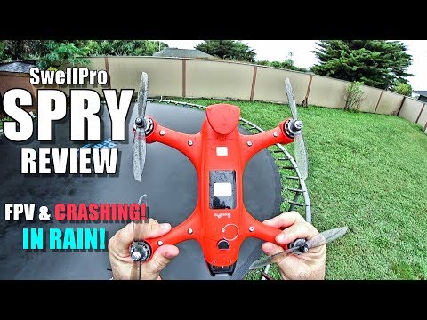 Swellpro SPRY Waterproof Drone Review - Flight Test in the RAIN! & CRASHING! - UCVQWy-DTLpRqnuA17WZkjRQ