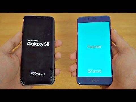 Samsung Galaxy S8 vs Honor 8 - Speed Test! (4K) - UCTqMx8l2TtdZ7_1A40qrFiQ