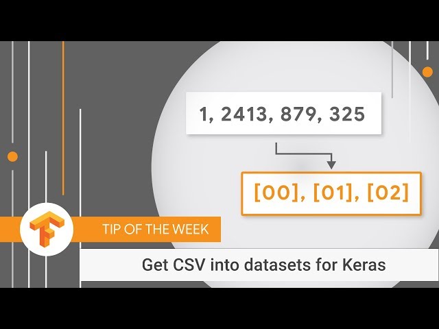 How to Use CSV Files with TensorFlow