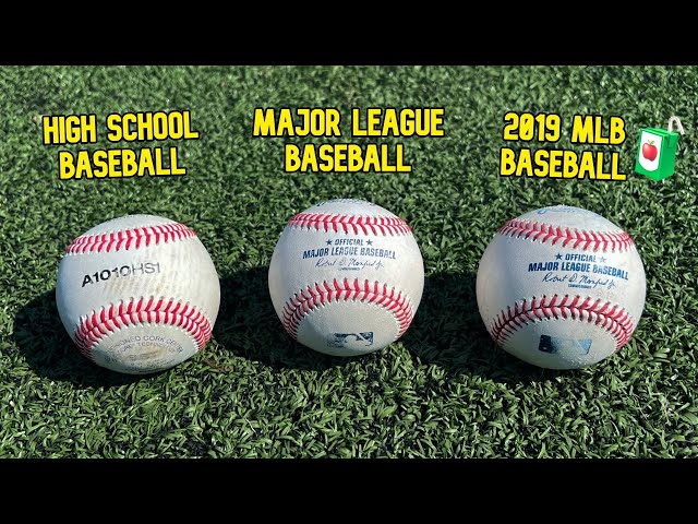 What Baseballs Do High Schools Use?