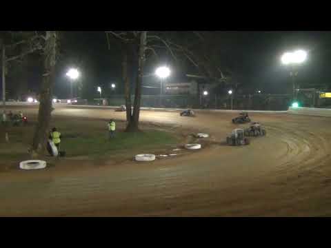 Shellhammer Dirt Track 125/4-Stroke Micro Sprint Feature-4/19/23 - dirt track racing video image