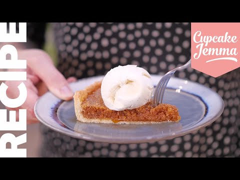 MY FAVOURITE DESSERT! How to Make a Treacle Tart | Cupcake Jemma