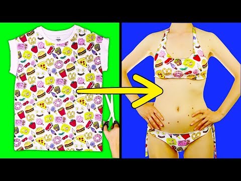 21 BRILLIANT DIY IDEAS FOR YOUR OLD AND BORING T-SHIRTS - UC295-Dw_tDNtZXFeAPAW6Aw
