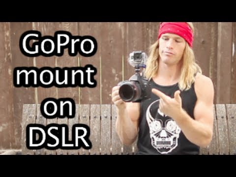 GoPro Mount On DSLR Camera - GoPro Tip #145 - UCTs-d2DgyuJVRICivxe2Ktg