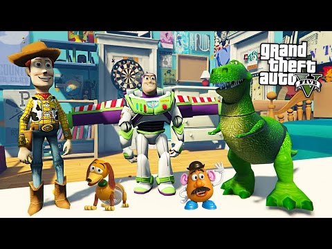 TOY STORY w/ BUZZ LIGHTYEAR & WOODY!! (GTA 5 Mods) - UC2wKfjlioOCLP4xQMOWNcgg