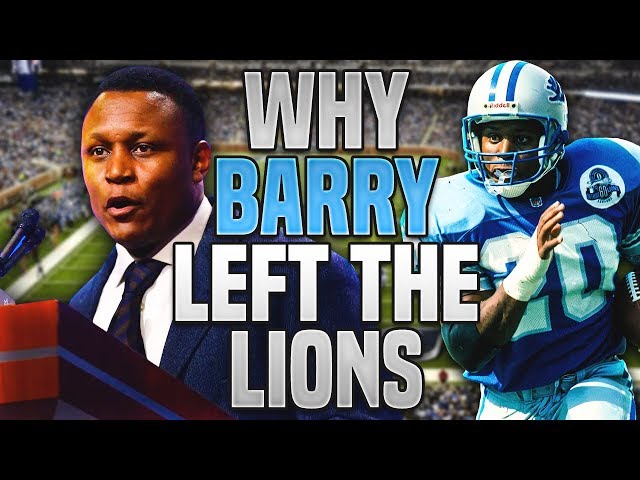 How Many Years Did Barry Sanders Play In The NFL?