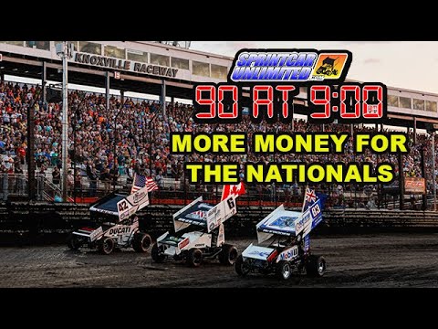 SprintCarUnlimited 90 at 9 for Thursday, August 15th: More money up top for the Knoxville Nationals - dirt track racing video image