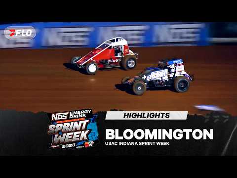 Sheldon Kinser Memorial | USAC Indiana Sprint Week at Bloomington Speedway 7/31/26 | Highlights - dirt track racing video image