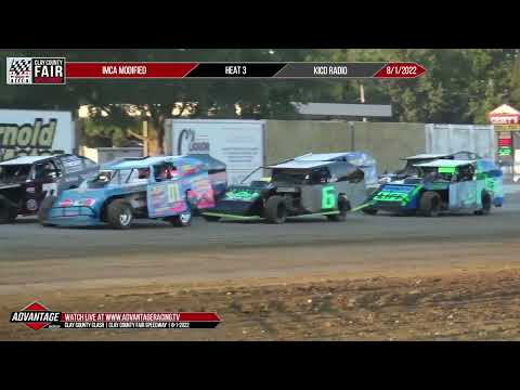 Modified | Clay County Fair Speedway | 8-1-2022 - dirt track racing video image