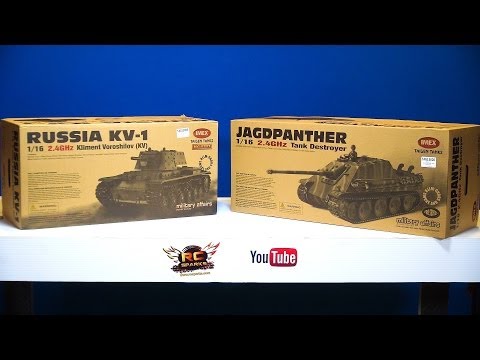 RC ADVENTURES - Kliment Voroshilov (KV-1) Tank & Jagdpanther Tank Destroyer - Taigen RC Tanks - UCxcjVHL-2o3D6Q9esu05a1Q