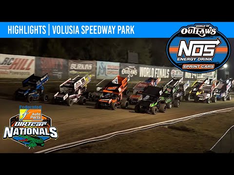 World of Outlaws NOS Energy Drink Sprint Cars | DIRTcar Nationals | February 10, 2023 | HIGHLIGHTS - dirt track racing video image