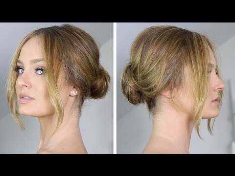 Easy & Chic Low Chignon/Bun Hair Tutorial - UCLFW3EKD2My9swWH4eTLaYw