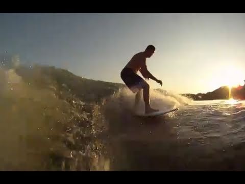 A guy wakesurfing lesson behind ASC enzo sv240 boat on Lake Austin - UCTs-d2DgyuJVRICivxe2Ktg