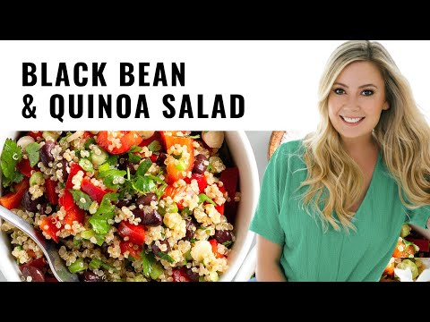 Black Bean & Quinoa Salad (Elizabeth Eats TV)
