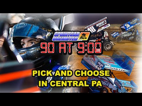 SprintCarUnlimited 90 at 9 for Friday, January 17th: There will be more picking and choosing in PA - dirt track racing video image