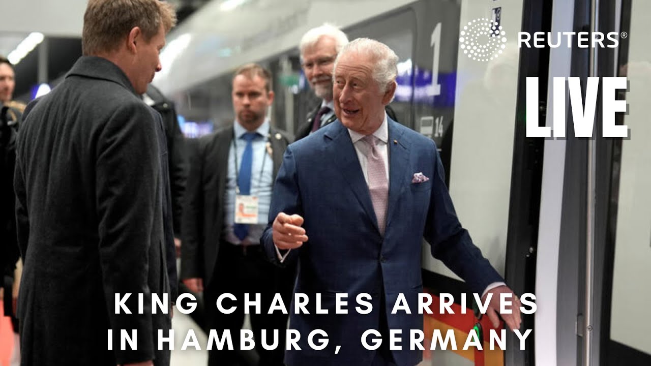 LIVE: King Charles arrives by train in Hamburg, Germany