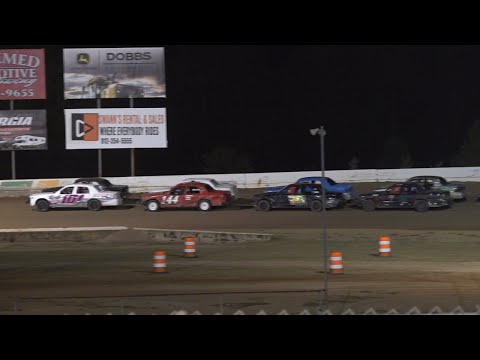 08/31/24 Crown Vic Pro Feature Race - Swainsboro Raceway - dirt track racing video image