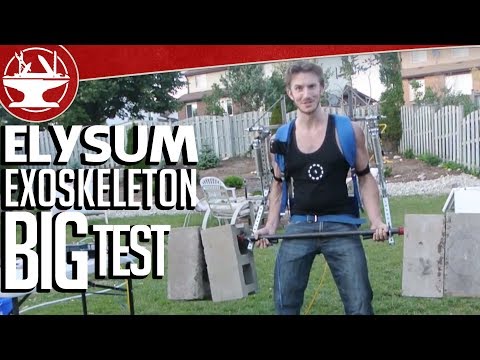 Make it Real: Elysium Exoskeleton -- the Big Test, 170LB Barbell Curl (Part 16) - UCjgpFI5dU-D1-kh9H1muoxQ