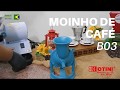 Moedor Moinho Manual De Grãos Seco Café Cereais Milho Seco B03