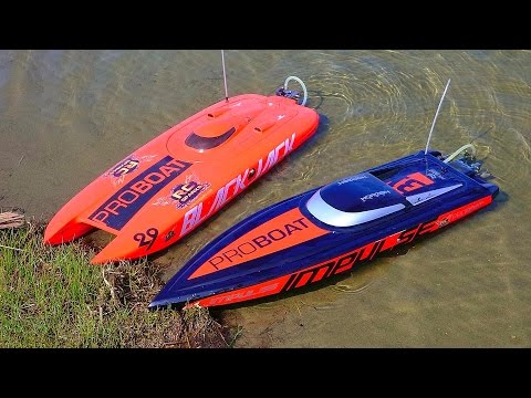 RC ADVENTURES - Jem's first 6s Lipo RC Boat Run! 4s IMPULSE 31 vs 6s BlackJack 29 - UCxcjVHL-2o3D6Q9esu05a1Q