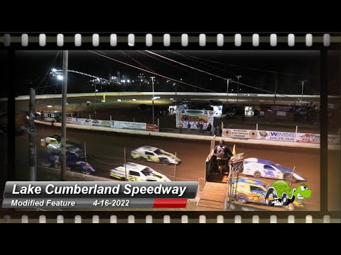 Lake Cumberland Speedway - Modified feature - 4/16/2022 - dirt track racing video image