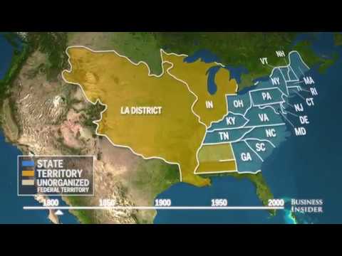 How the borders of the United States have changed in 200 years - UCcyq283he07B7_KUX07mmtA