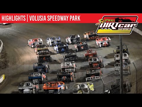 Super DIRTcar Series Big Block Modifieds Volusia Speedway Park February 19, 2022 | HIGHLIGHTS - dirt track racing video image