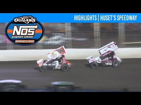 World of Outlaws NOS Energy Drink Sprint Cars | Huset’s Speedway | June 19, 2025 | HIGHLIGHTS - dirt track racing video image