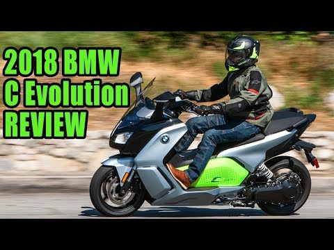2018 BMW C Evolution Scooter Review - UCUJeW9pnxhDZ5GA0TNRl4zg