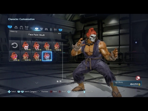 TEKKEN 7 (PS4) Player & Akuma Full Character Customization (1080p 60fps) - UCfVhjM2_XVvO5eGbOK-MO0A