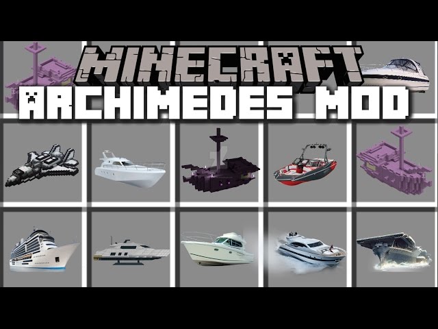 18 Amazing Minecraft Boat Mod For Decoration and Traveling
