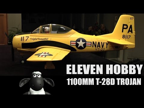 Eleven Hobby 1100mm T-28D Trojan - Unbox and First Impressions - UCvrwZrKFfn3fxbkpiSIW4UQ