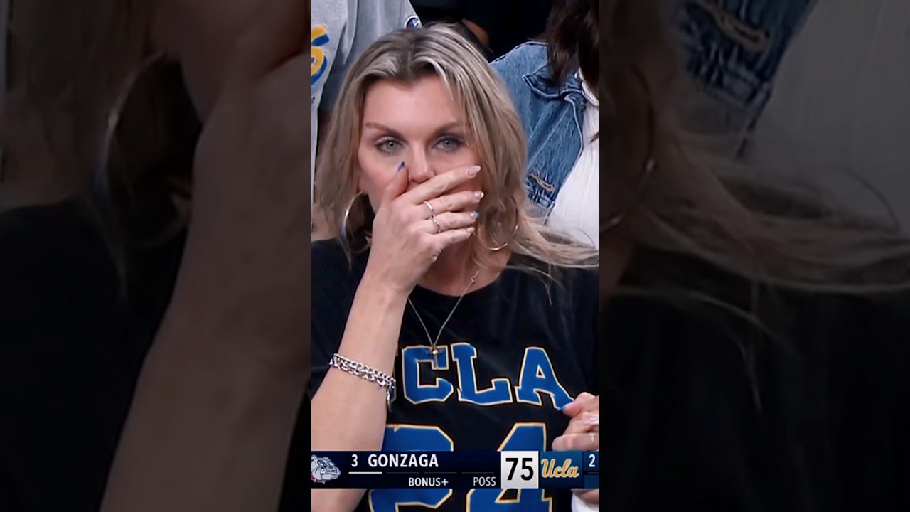 Emotions were RUNNING HIGH during UCLA vs Gonzaga FINAL MOMENTS!👀 #shorts