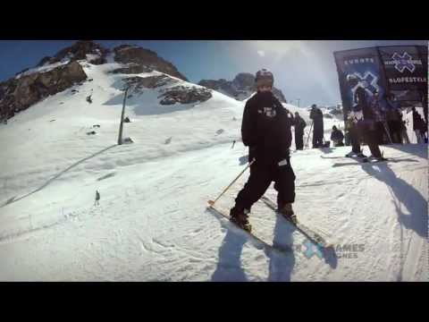 GoPro HD: Tom Wallisch Slopestyle TV Course Preview - Winter X Games Europe 2012 - UCqhnX4jA0A5paNd1v-zEysw