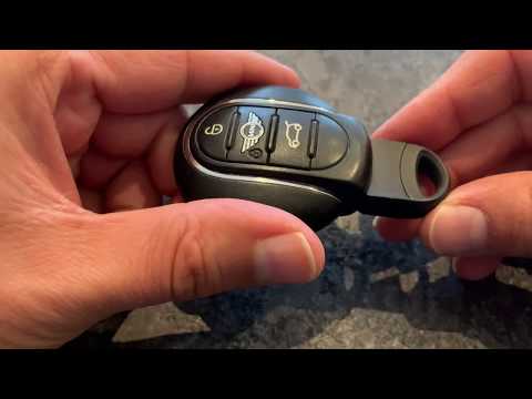 how to change a mini car key battery