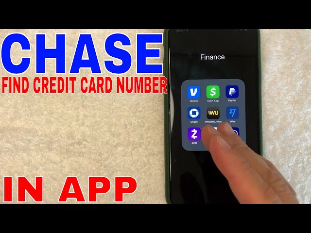 How to See Your Credit Card Number on the Chase App