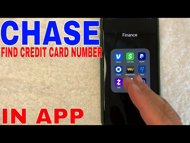 How To See Your Credit Card Number On The Chase App Commons credit 